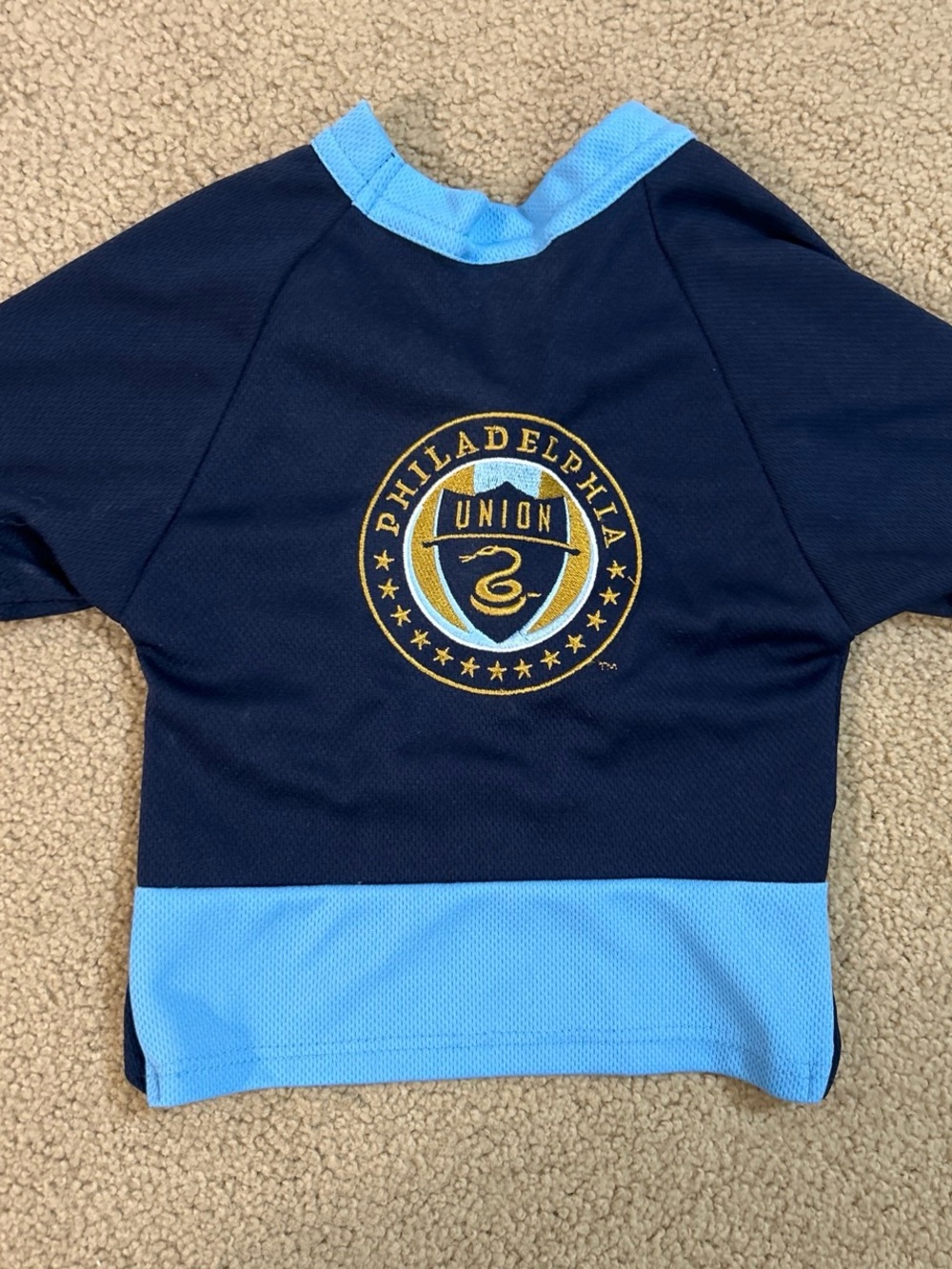 Navy & Light Blue Dog Jersey